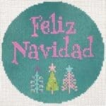 Stitch Rock Designs - Feliz Navidad Ornament