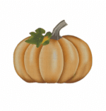 Pepperberry Designs - Pale Orange Pumpkin