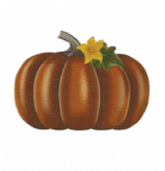 Pepperberry Designs - Deep Orange Pumpkin