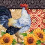The Collection Designs - Roosters and Sunflowers III
