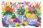 The Collection Designs - Still Life with Flowers & Fruit 3