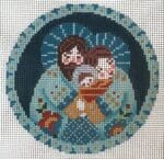 Abigail Cecile - Holy Family in Aqua