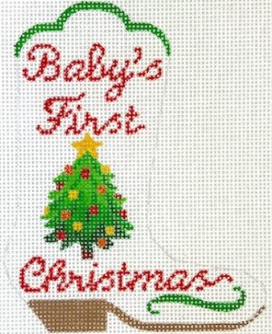 Kate Dickerson Needlepoint - Baby's First Christmas