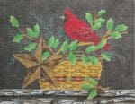 Painted Pony Designs - Cardinal & Holly Still Life