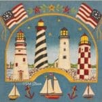 Painted Pony Designs - Four Lighthouse