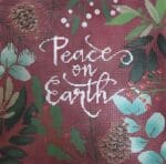 Laura Love Designs - Botanical Red Peace on Earth