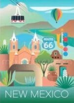 Painted Pony Designs - New Mexico Travel Poster