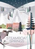 Painted Pony Designs - Steamboat Springs Travel Poster