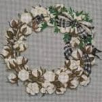 Painted Pony Designs - Cotton Boll Wreath