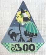 Shelly Tribbey Designs - Moonlight Witch Halloween Triangle