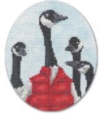 Scott Church Needlepoint - Canada Geese