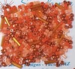 Sundance Color Vibe Beads - Tangerine NEW COLOR
