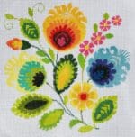 KCN Designers - Polish Folk Design - Yellow Flower
