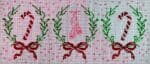 KCN Designers - Candy Cane & Ballet Slippers Bolster Pillow