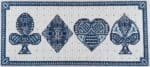 KCN Designers - Blue Suits Bolster Pillow