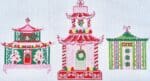 KCN Designers - Holiday Pagoda Bolster Pillow