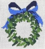 KCN Designers - Monogramable Wreath in Blue