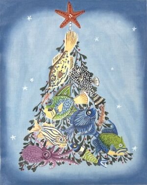 CBK Needlepoint Collections - Fish Tree