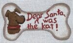 CBK Needlepoint Collections - Dear Santa, It was the Kat