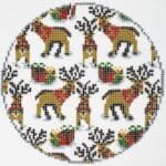 KCN Designers - Mini Reindeer Round