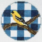 KCN Designers - Gingham Round Goldfinch