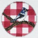 KCN Designers - Gingham Round Bluejay