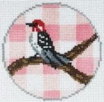 KCN Designers - Gingham Round Woodpecker