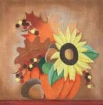 Raymond Crawford - Pumpkin Sunflower Floral