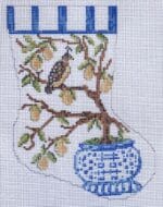 KCN Designers - Partridge in a Pear Tree Mini Stocking