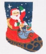 KCN Designers - Santa Sleigh Mini Stocking