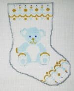 KCN Designers - Blue Bear Mini Stocking