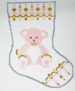 KCN Designers - Pink Bear Mini Stocking