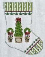 KCN Designers - Boxwood Berry Mini Stocking