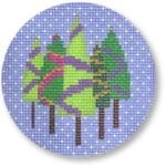 CBK Needlepoint Collections - Five Trees Ornament
