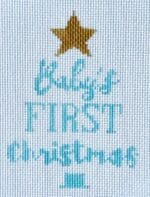 KCN Designers - Baby's First Christmas Tree Blue