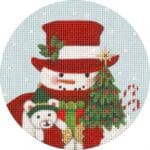 Melissa Shirley Designs - Christmas Tree Snowman Ornament