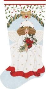 Melissa Shirley Designs - Bouquet Angel Stocking