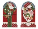 Melissa Shirley Designs - Holly Heart Santa 2-sided