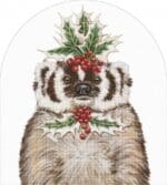 Melissa Shirley Designs - Bertram - Christmas Badger