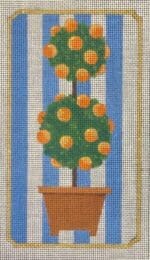 Raymond Crawford - Orange Topiary Sunglass Case