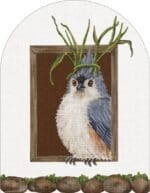 Melissa Shirley Designs - Grass Party Window Titmouse