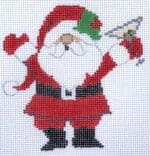 Atlantic Blue Canvas - Martini Santa