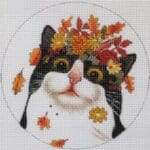 Julie Mar & Friends - Fall Cat Ornament