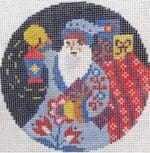 Abigail Cecile - Santa w/Lantern Ornament