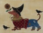 Julie Mar & Friends - Dachshund - Scarecrow
