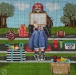 Gayla Elliott Designs - Stitching Girl Football Mom
