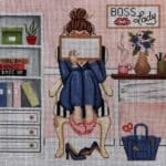 Gayla Elliott Designs - Stitching Girl Boss Lady