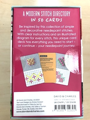 Needlepoint - A Modern Stitch Directory in 50 Cards - Needle Nook