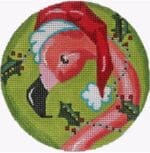 Julie Mar & Friends - Flamingo in Santa Hat