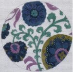 Julie Mar & Friends - Blue Floral Round